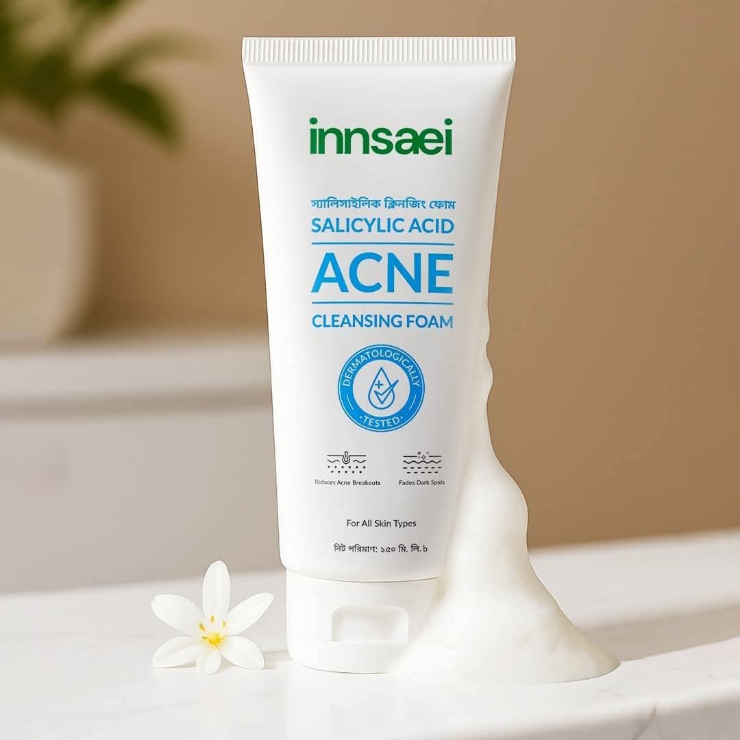 INNSAEI Salicylic Acid Acne Cleansing Foam 150ml