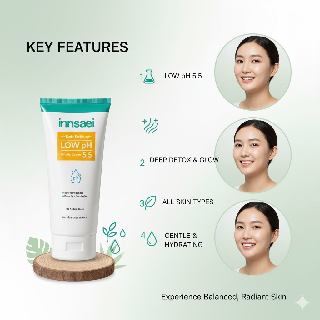 INNSAEI Low pH Daily Gentle Cleanser 5.5 150ml