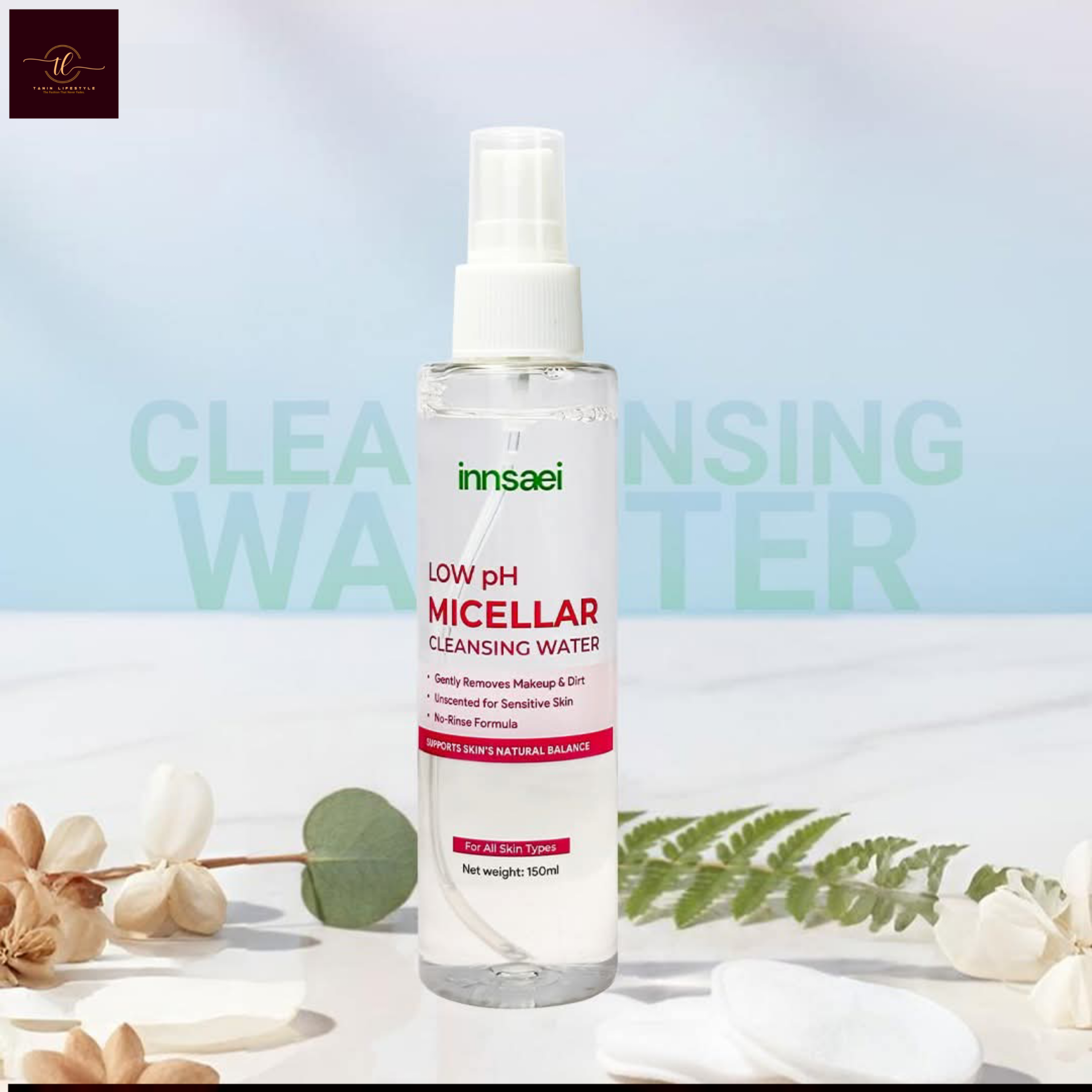 INNSAEI Low pH Micellar Cleansing Water 150ml