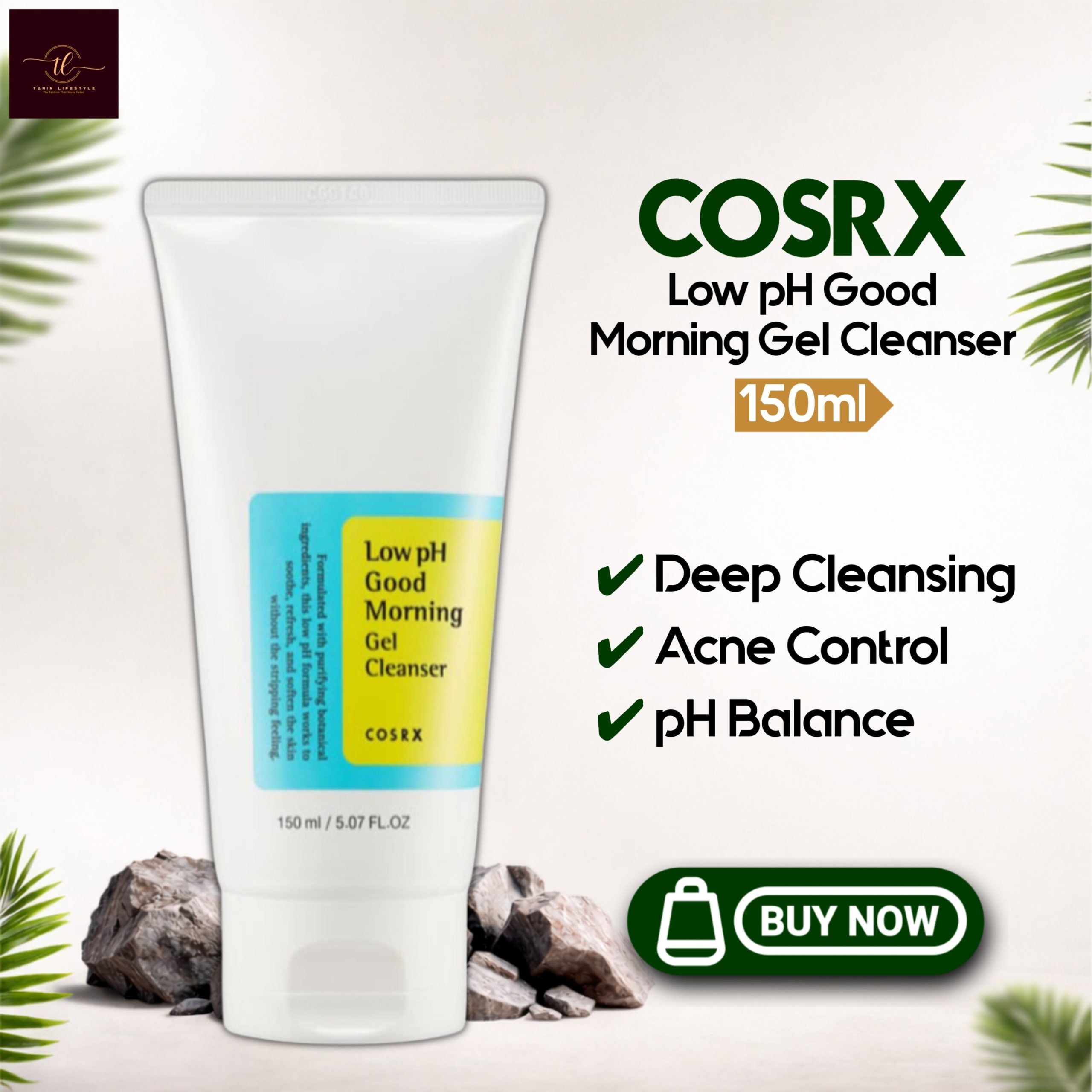COSRX Low pH Good Morning Gel Cleanser 150ml