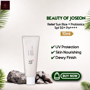 BEAUTY of Josean Relief Sun: Rice + Probiotics SPF50+ PA++++ 10ml