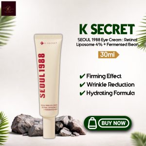 K-Secret Seoul 1988 Eye Cream: Ratinal Liposome 2% + Fermented Bean 30ml
