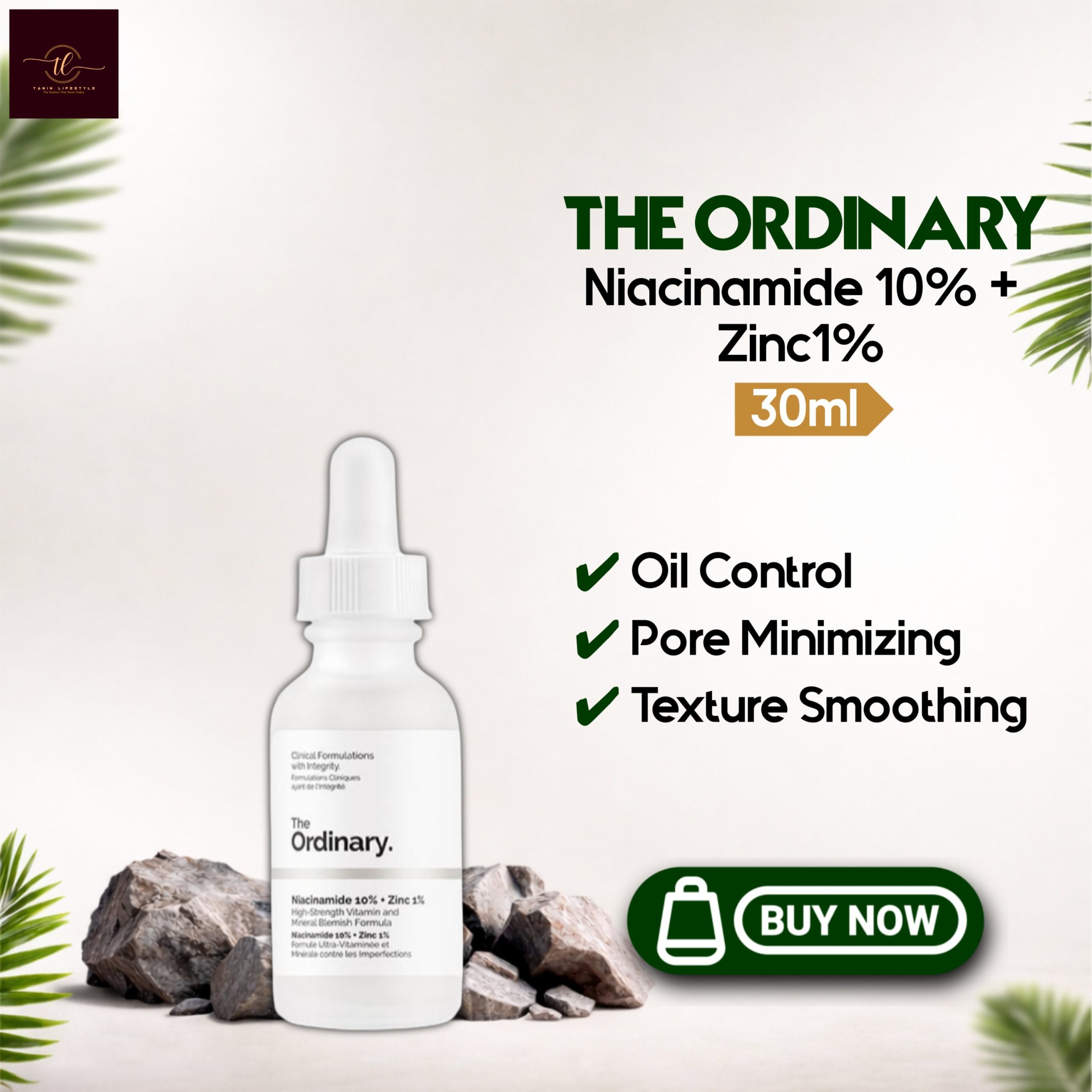 The Ordinary Niacinamide 10% + Zinc 1% 30ml