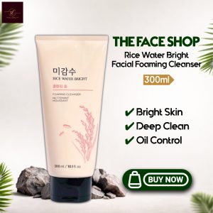 The Face Shop Rice Water Bright Foaming Cleanser 300ml