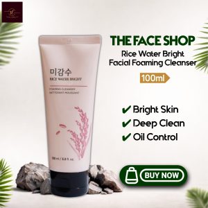 The Face Shop Rice Water Bright Foaming Cleanser 100ml